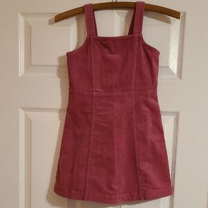 Crewcuts Raspberry Corduroy Dress